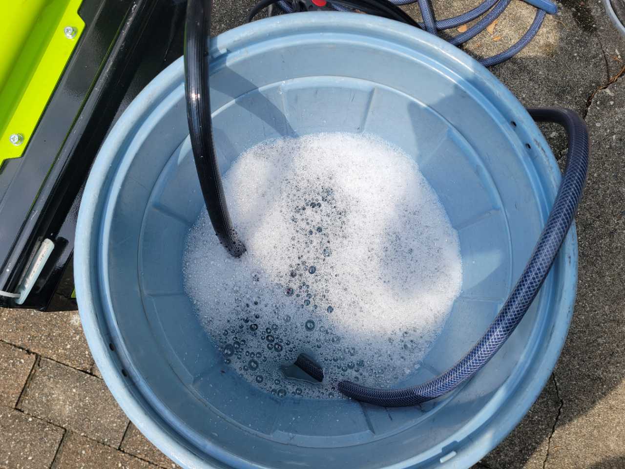 バイオ洗浄原液撹拌。