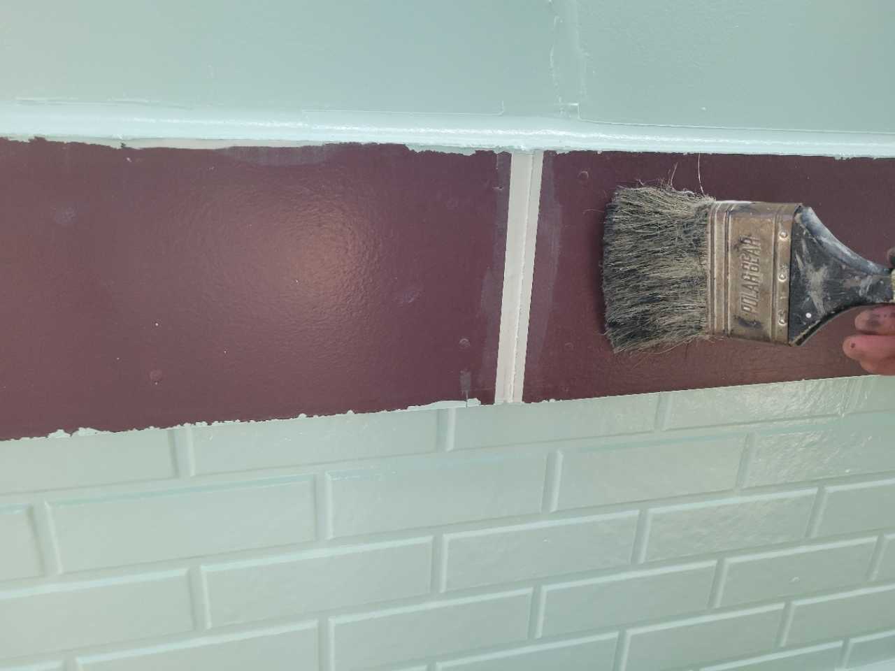 ケレン作業です。