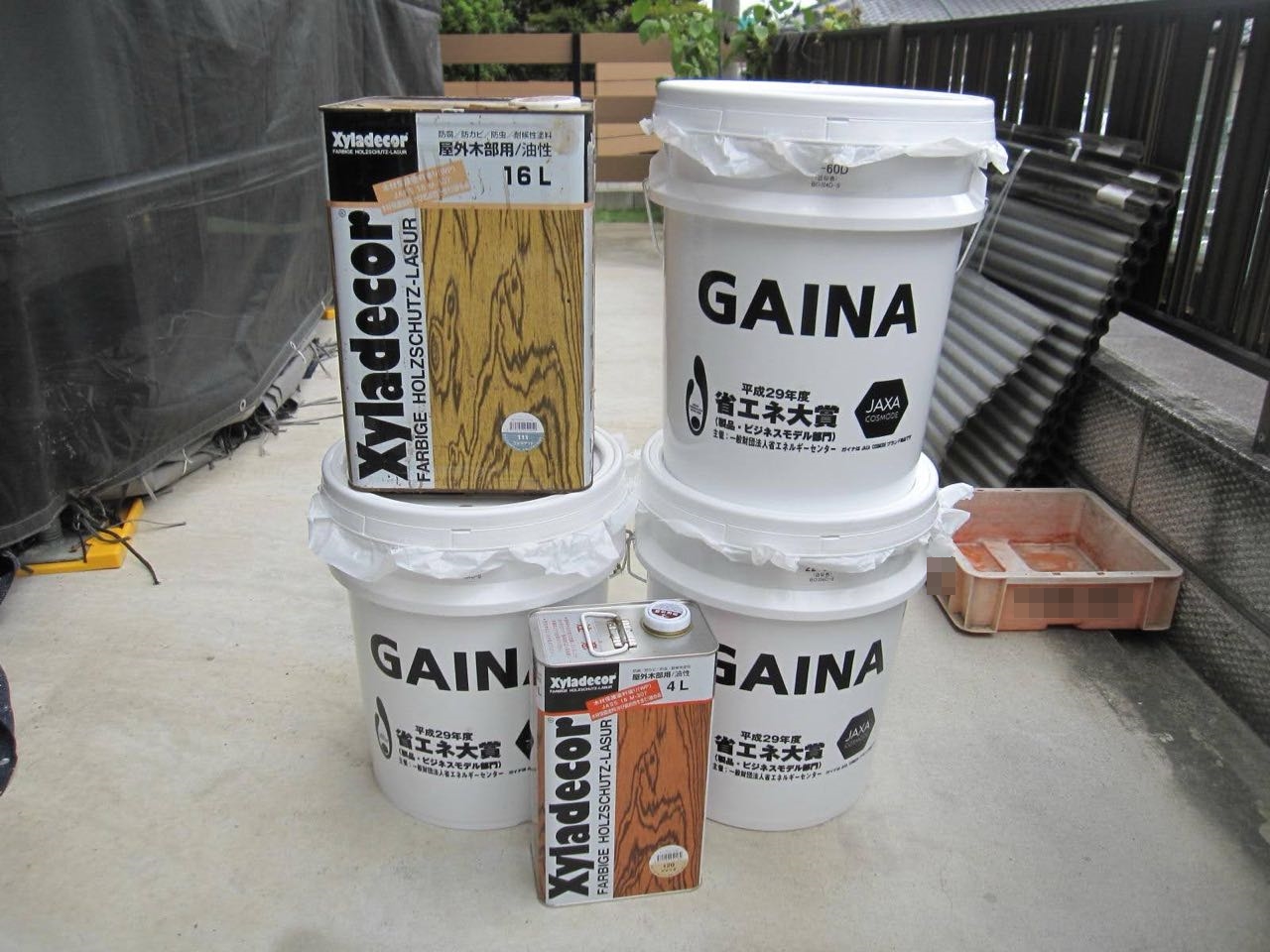 材料検収です。