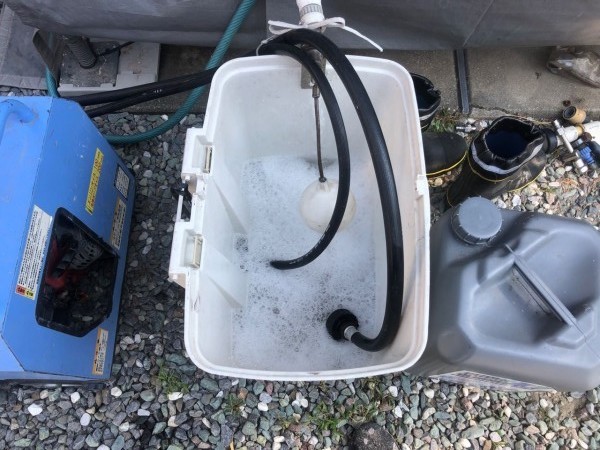 バイオ洗浄原液撹拌。