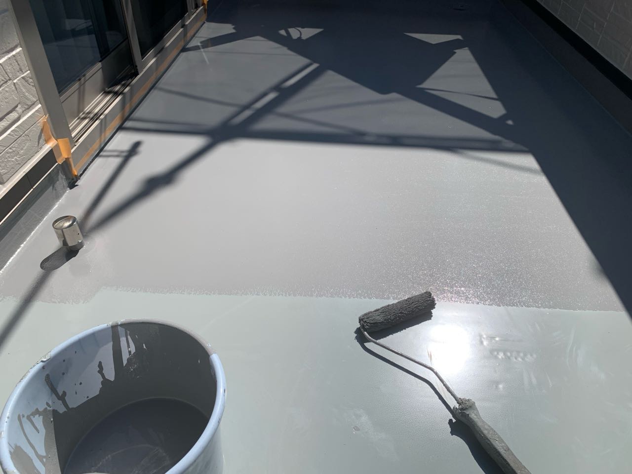 トップコート塗布。