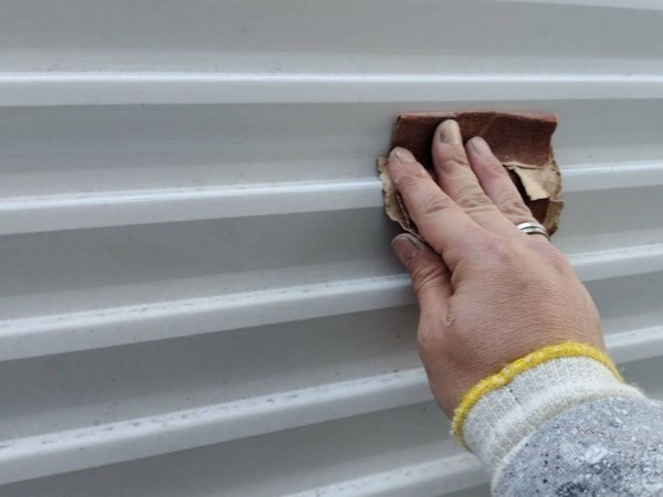 ケレン作業です。