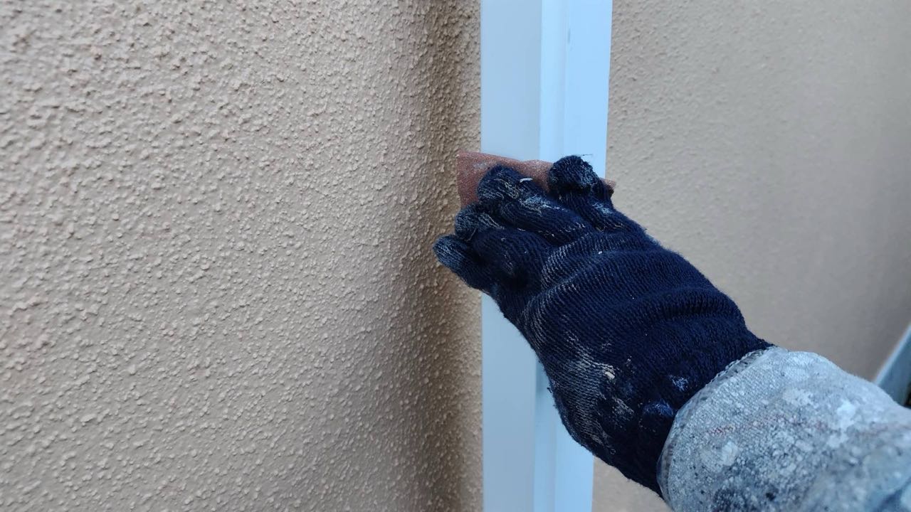 ケレン作業です。