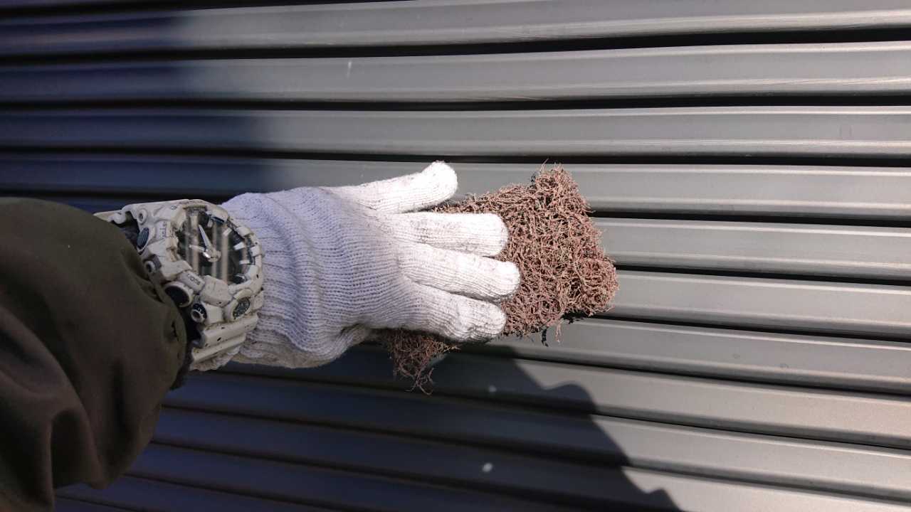 ケレン作業です。