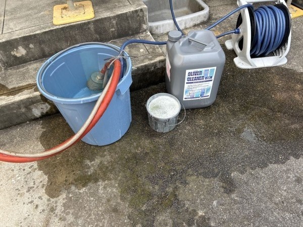 バイオ洗浄原液混入。