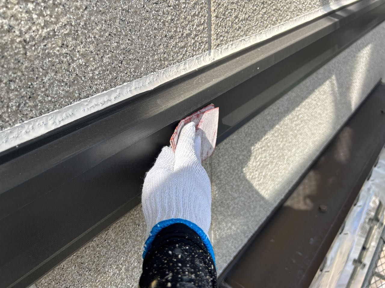 ケレン作業です。