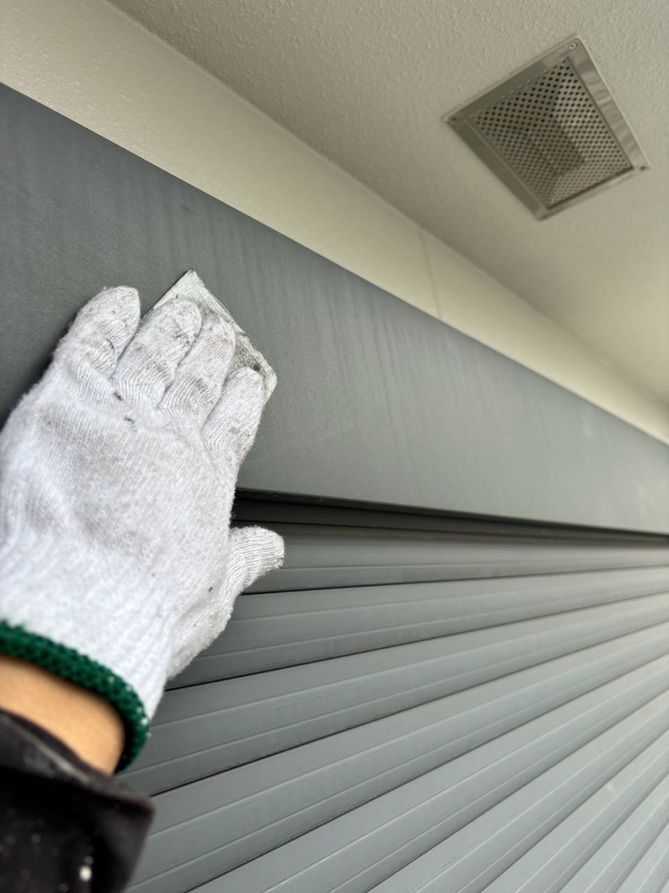 ケレン作業です。