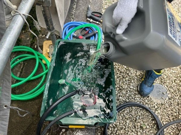 バイオ洗浄原液混入。