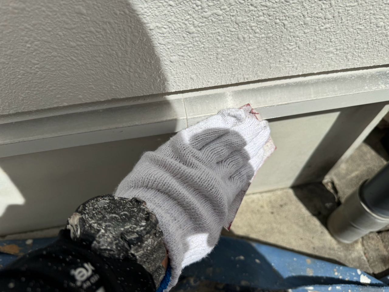 ケレン作業です。