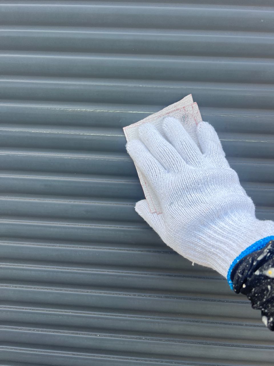 ケレン作業です。