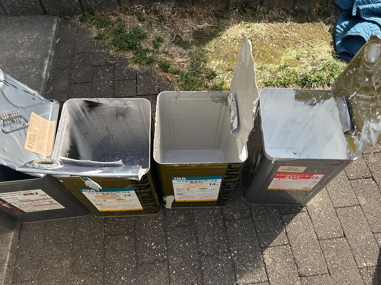 材料検収です。