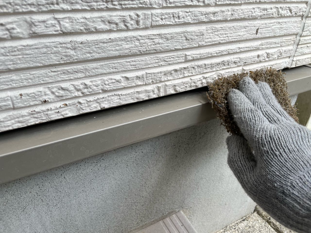 ケレン作業です。