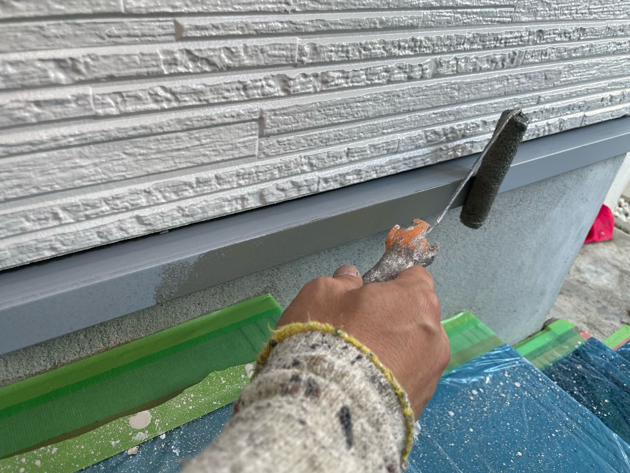 仕上げ塗装2回目です。