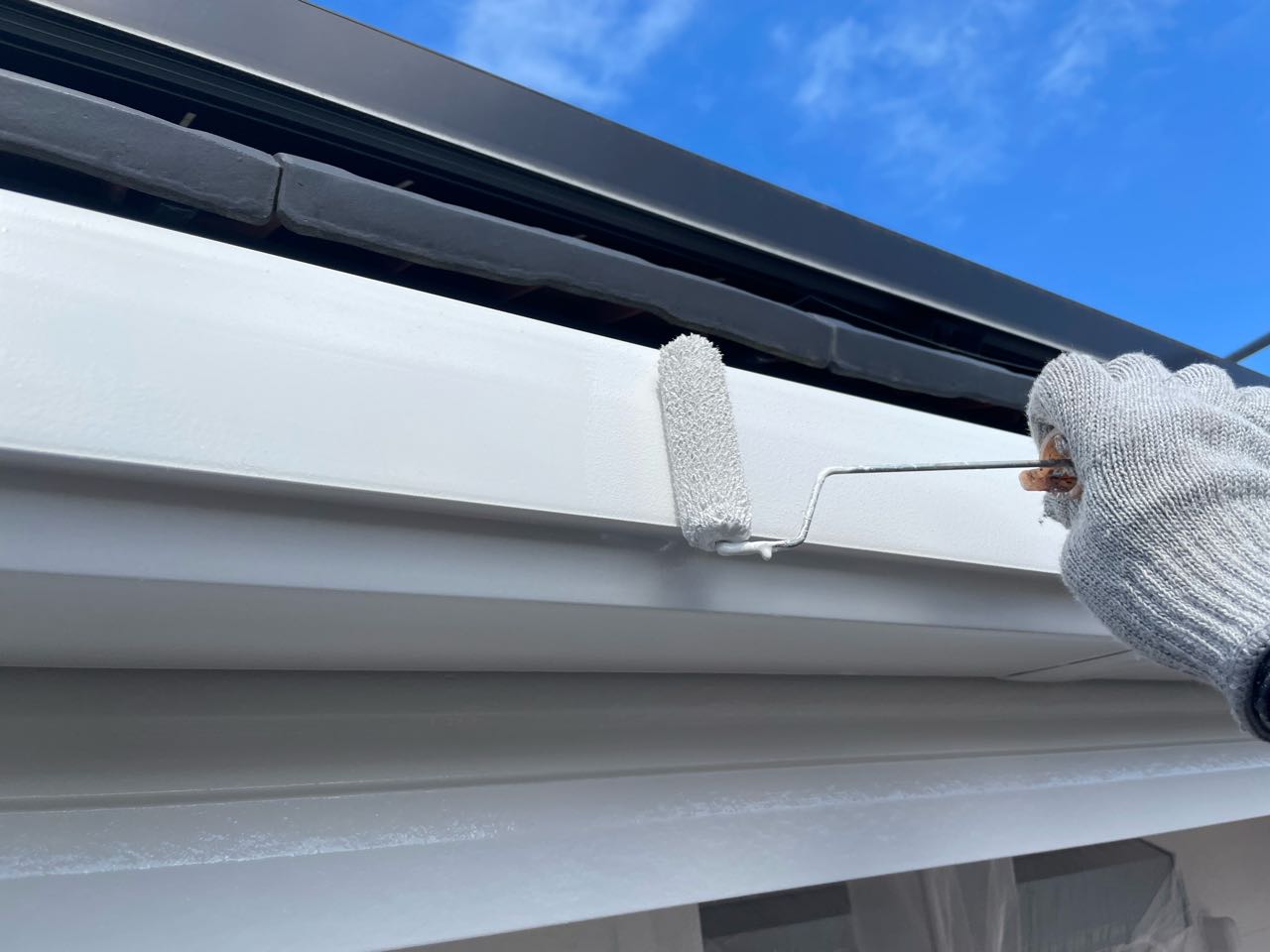 仕上げ塗装2回目です。