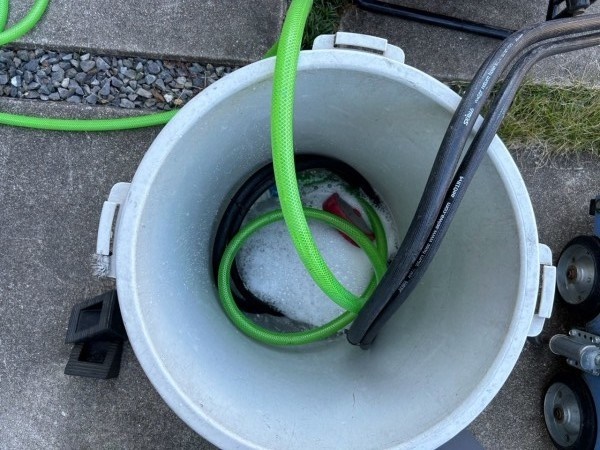 バイオ洗浄原液撹拌。