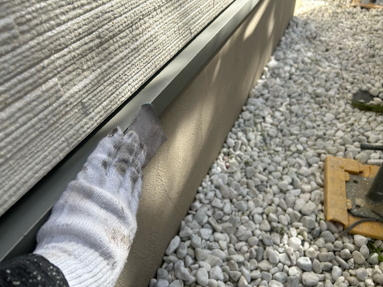 ケレン作業です。