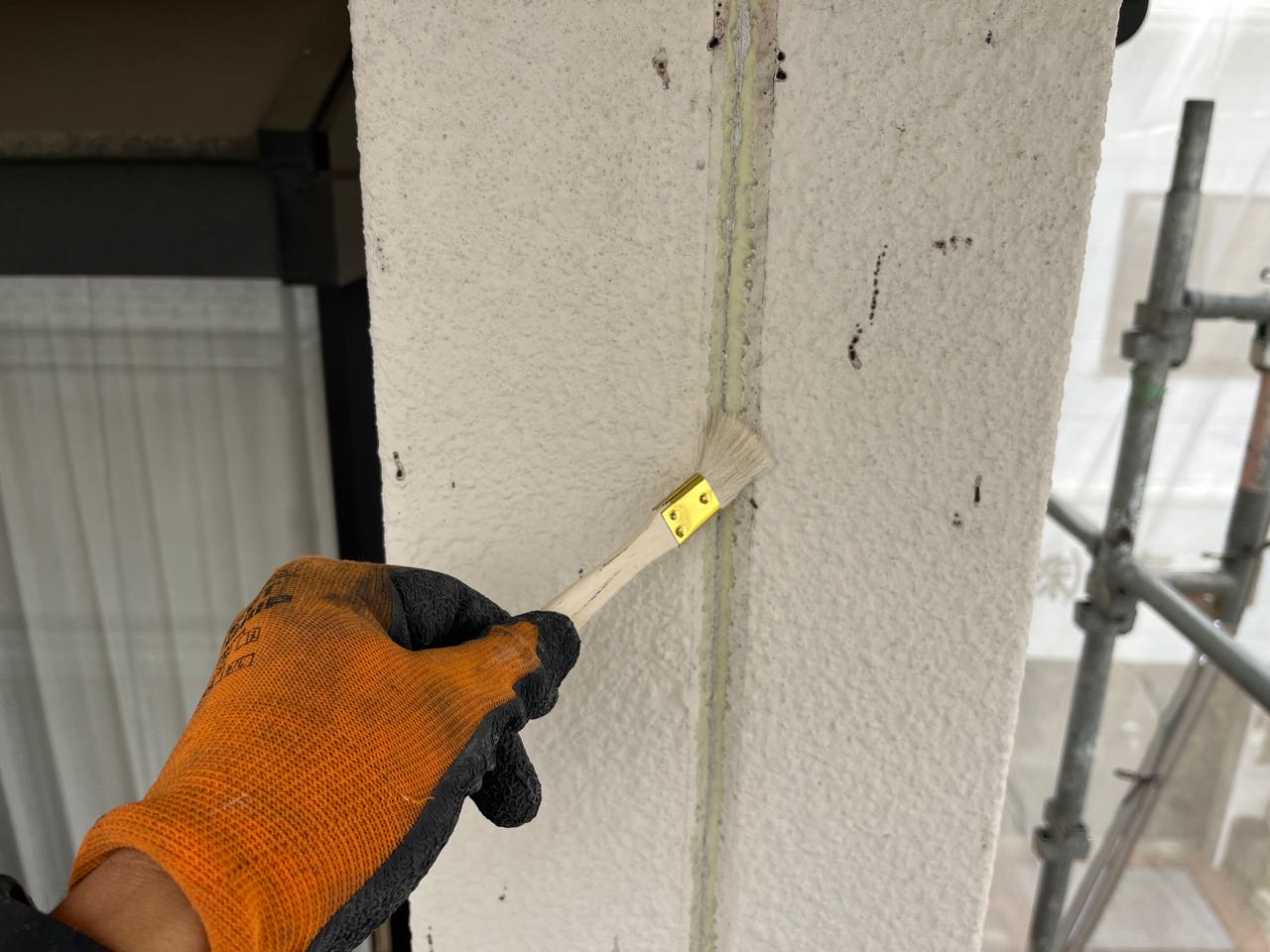 プライマー塗布します。