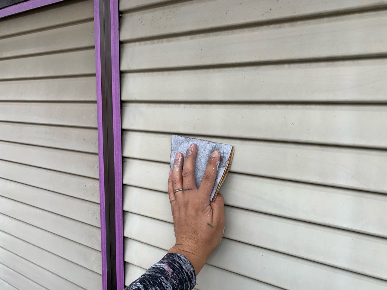 ケレン作業です。