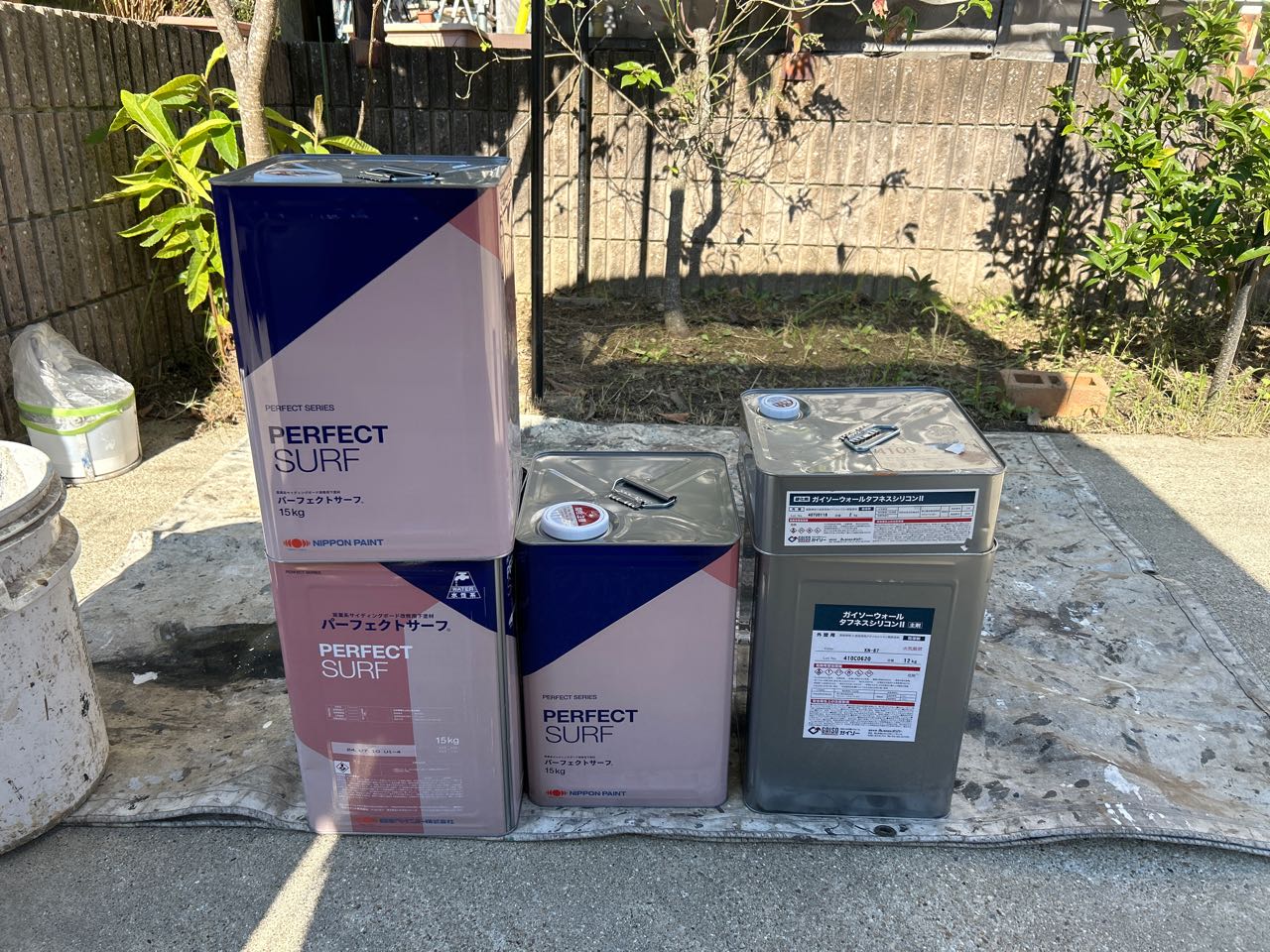 材料検収です。