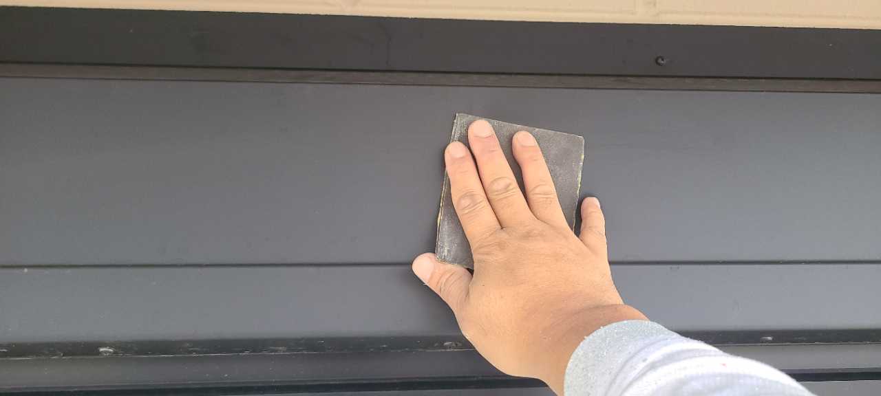 ケレン作業です。