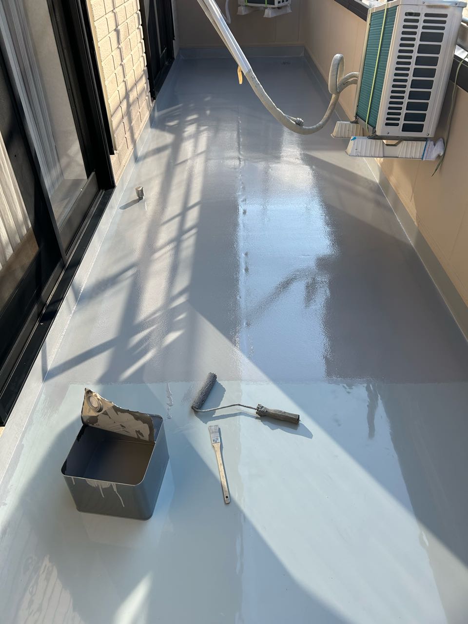 トップコート塗布。