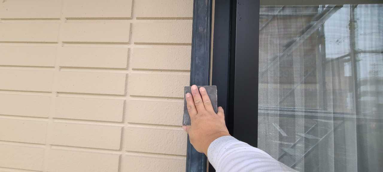 ケレン作業です。