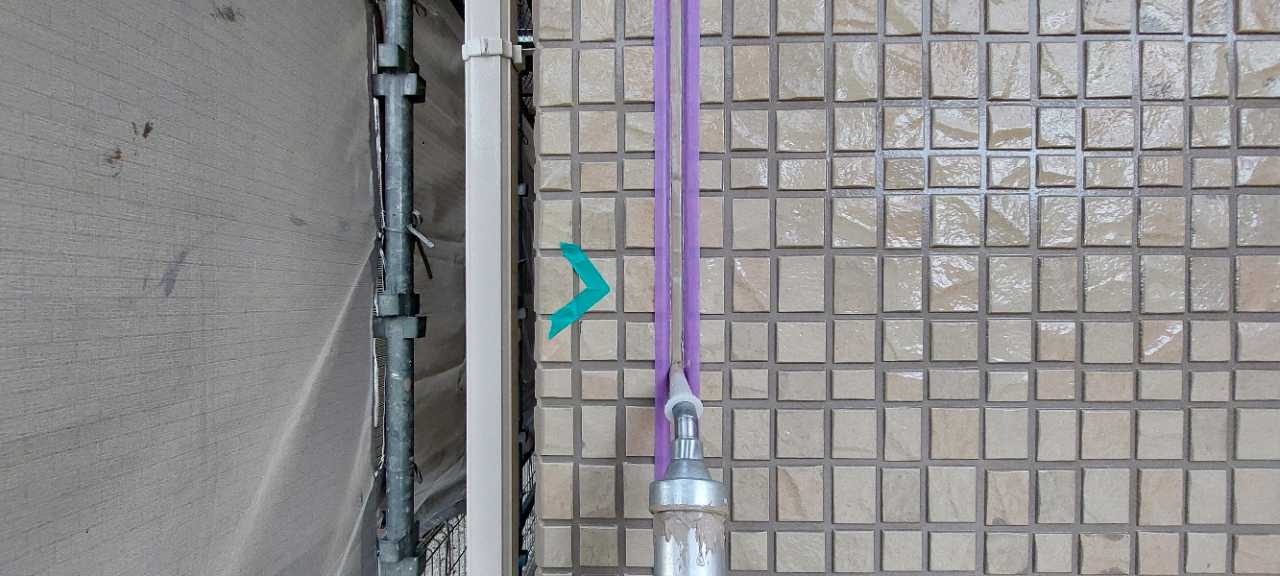 コーキング充填します。