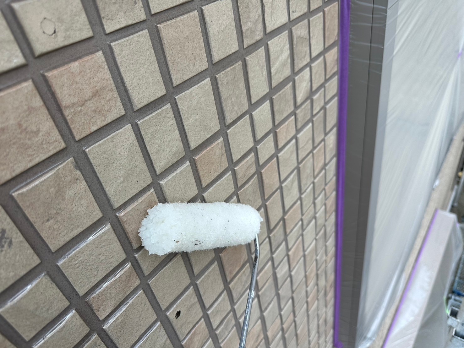 仕上げ塗装です。