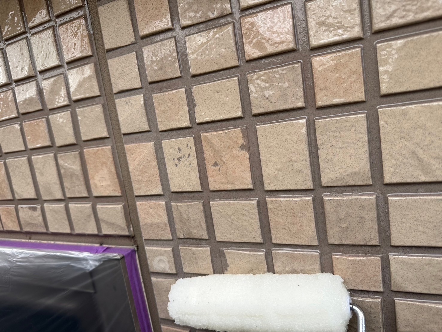 仕上げ塗装です。