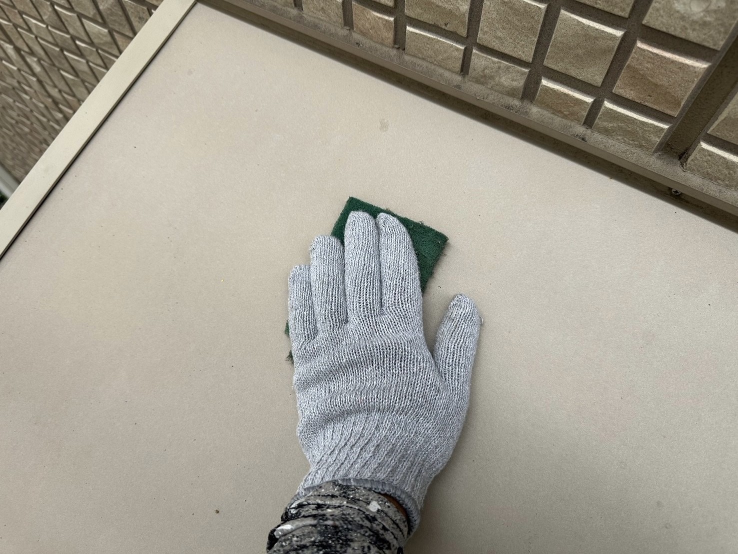 ケレン作業です。