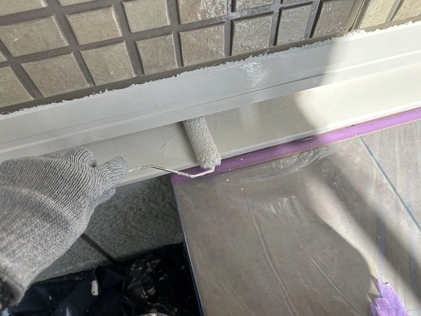 仕上げ塗装2回目です。