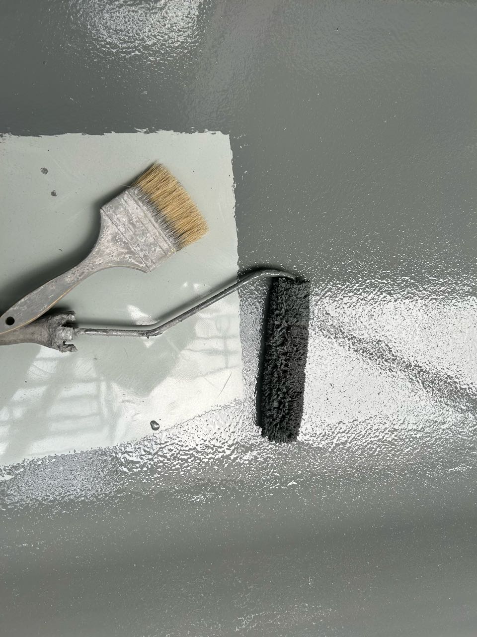 トップコート塗布。