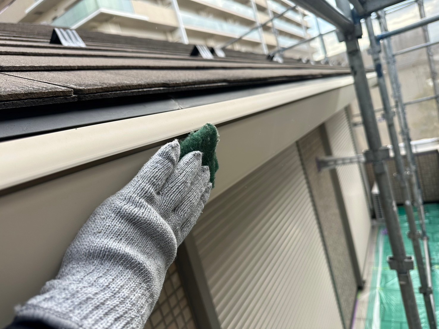 ケレン作業です。