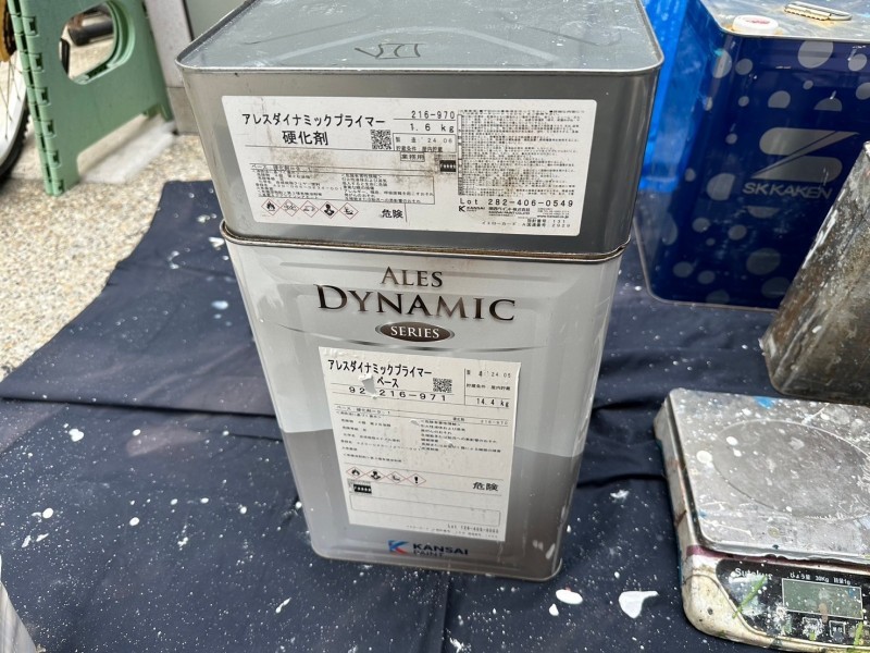 材料検収です。