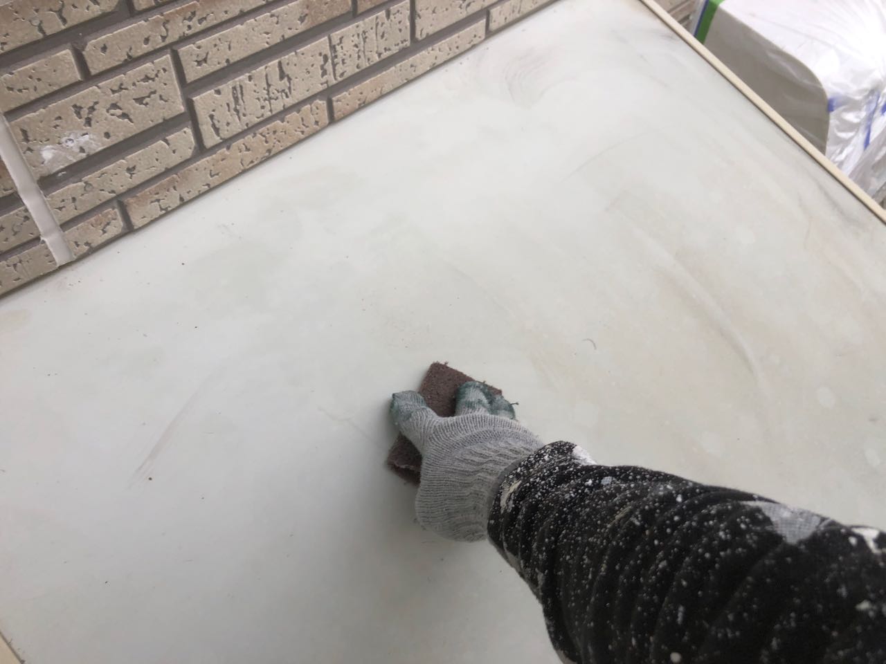 ケレン作業です。