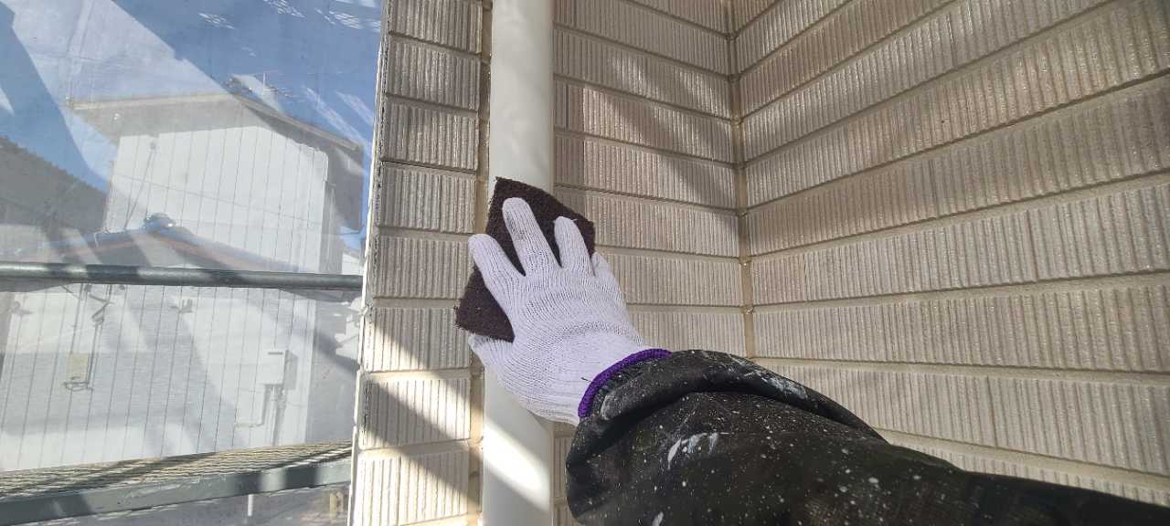 ケレン作業です。