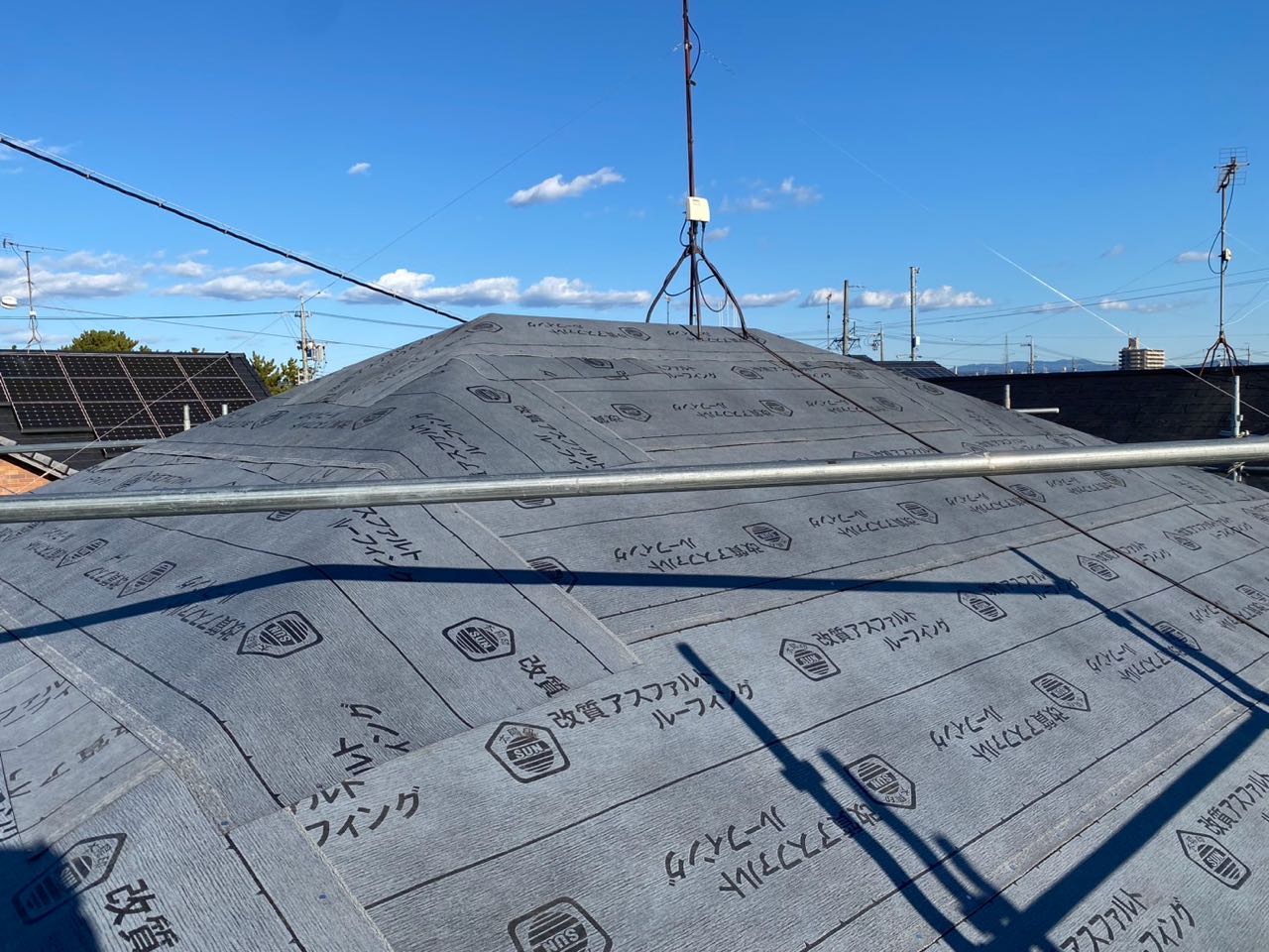 ルーフィングです。