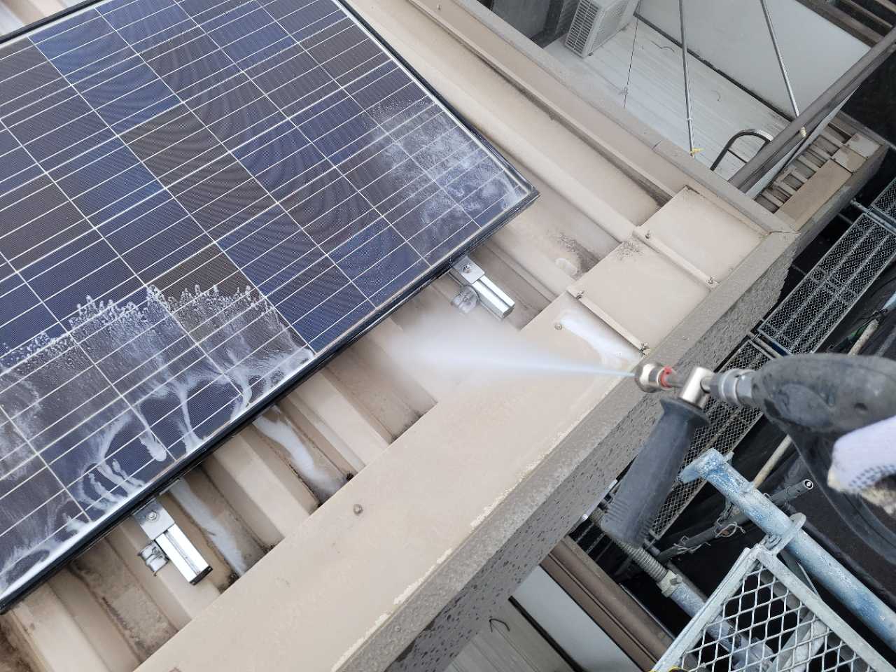 バイオ洗浄塗布です。