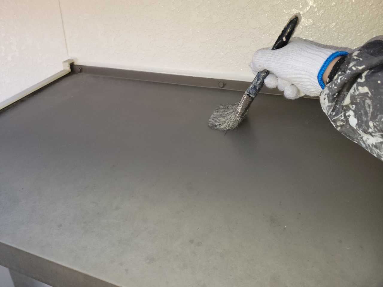 ケレン作業です。