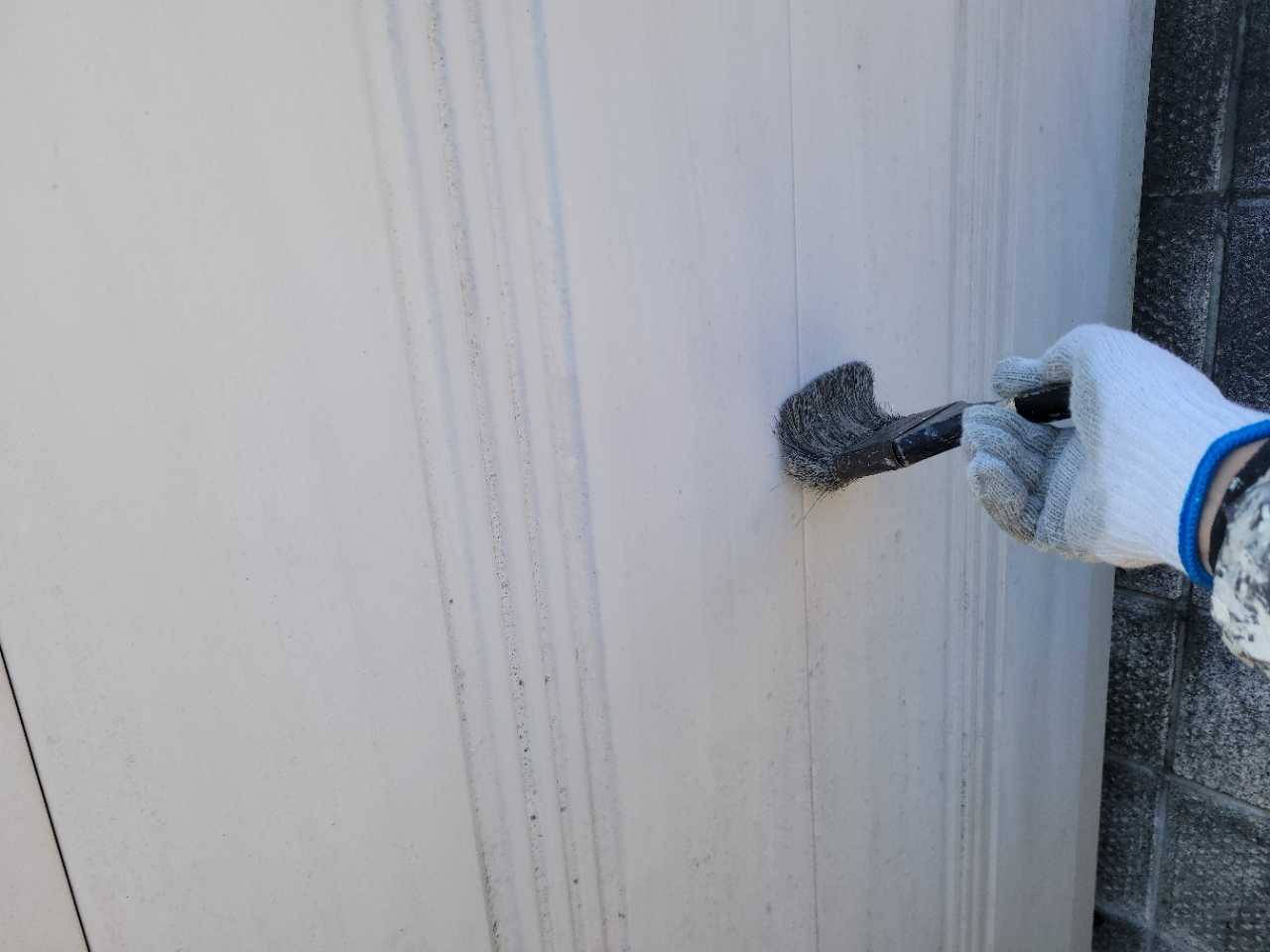 ケレン作業です。