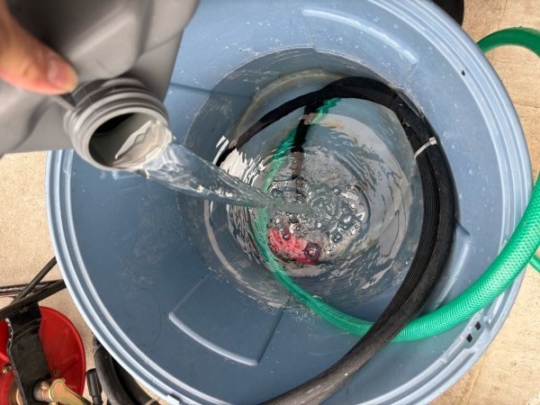 バイオ洗浄原液混入。