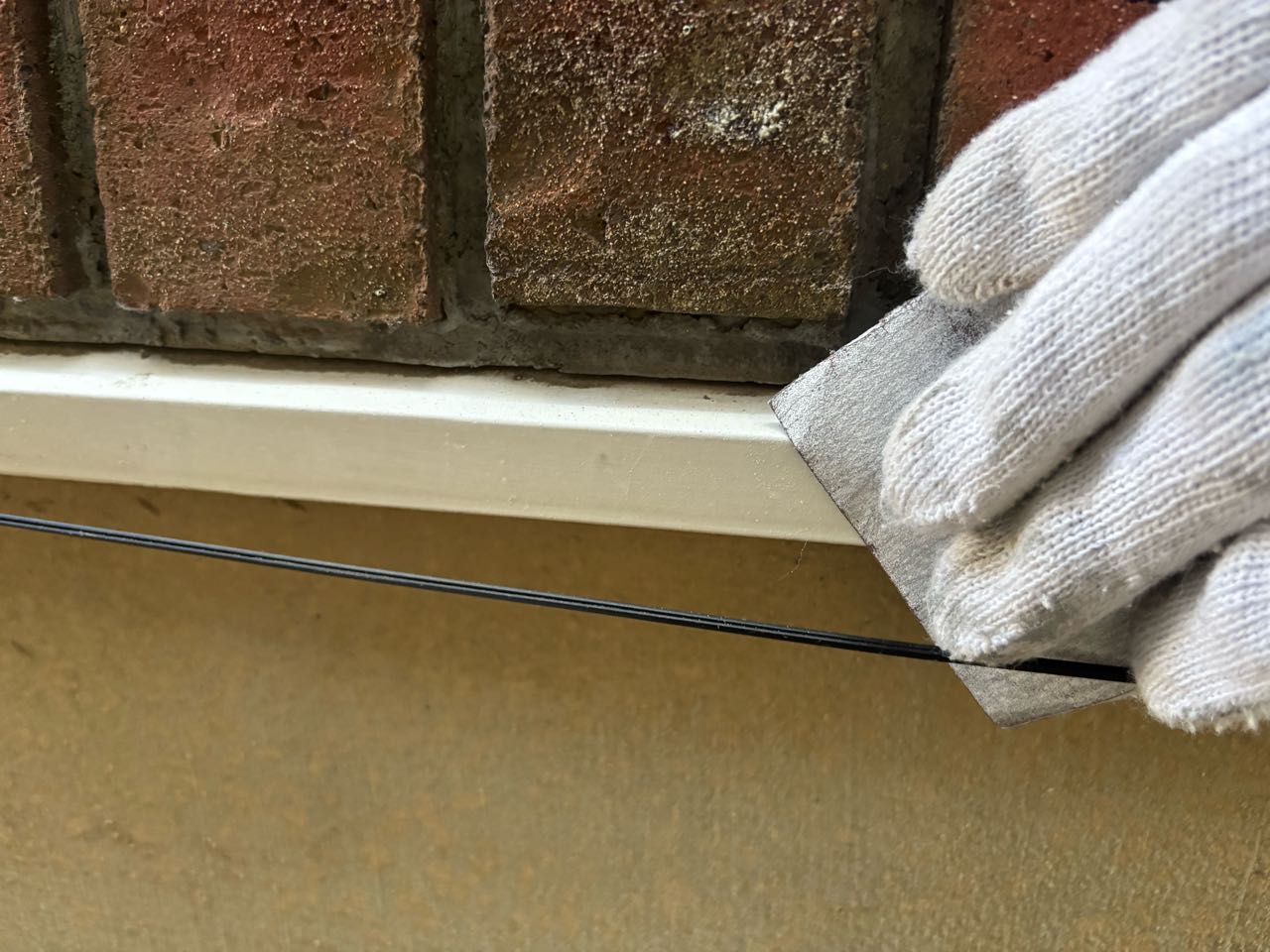 ケレン作業です。