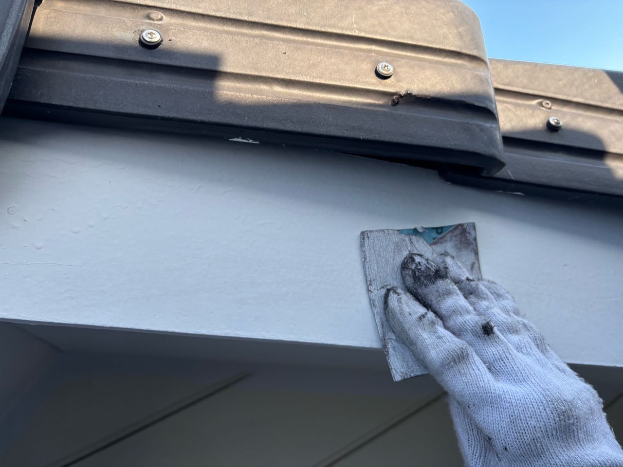 ケレン作業です。