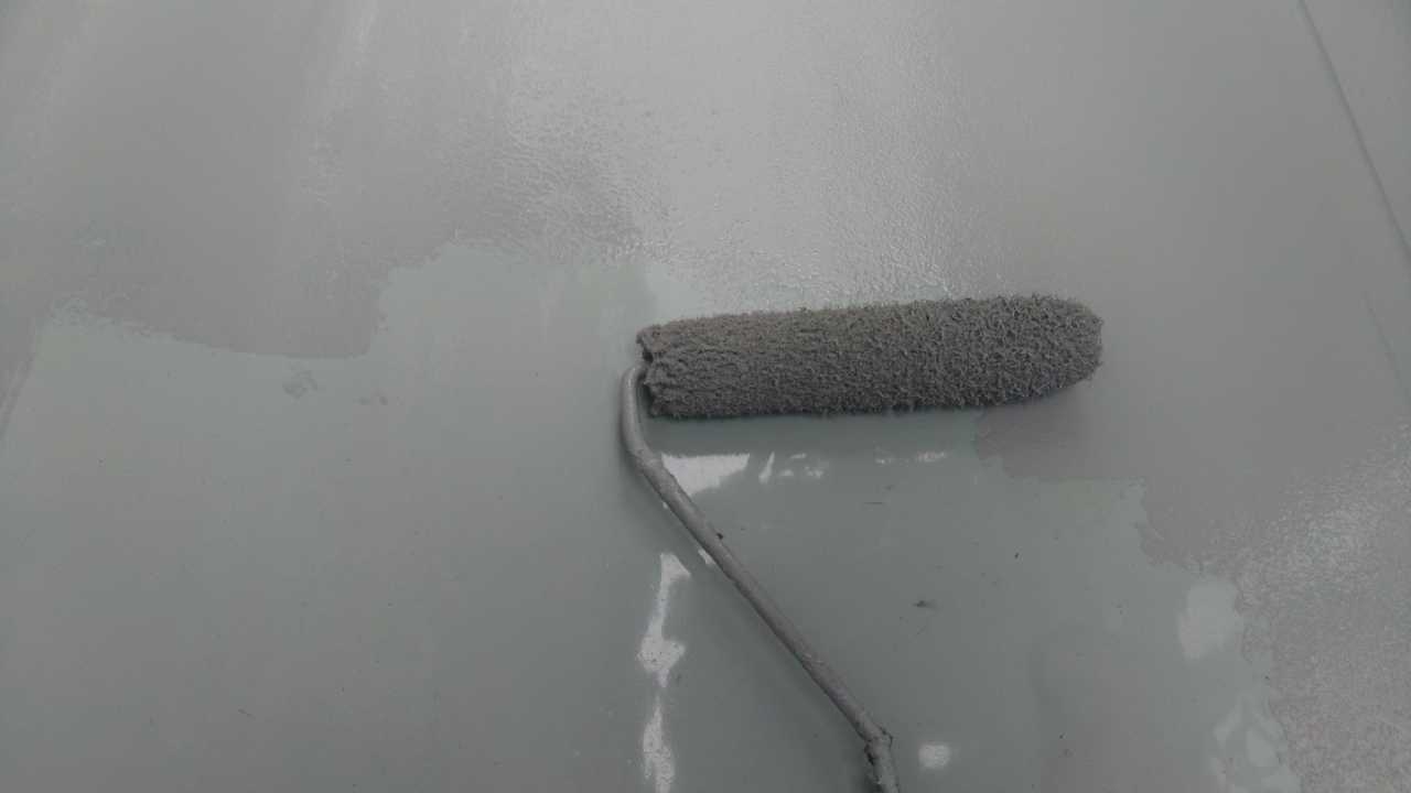 トップコート塗布。