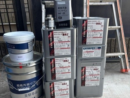 材料検収です。