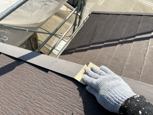 ケレン作業です。