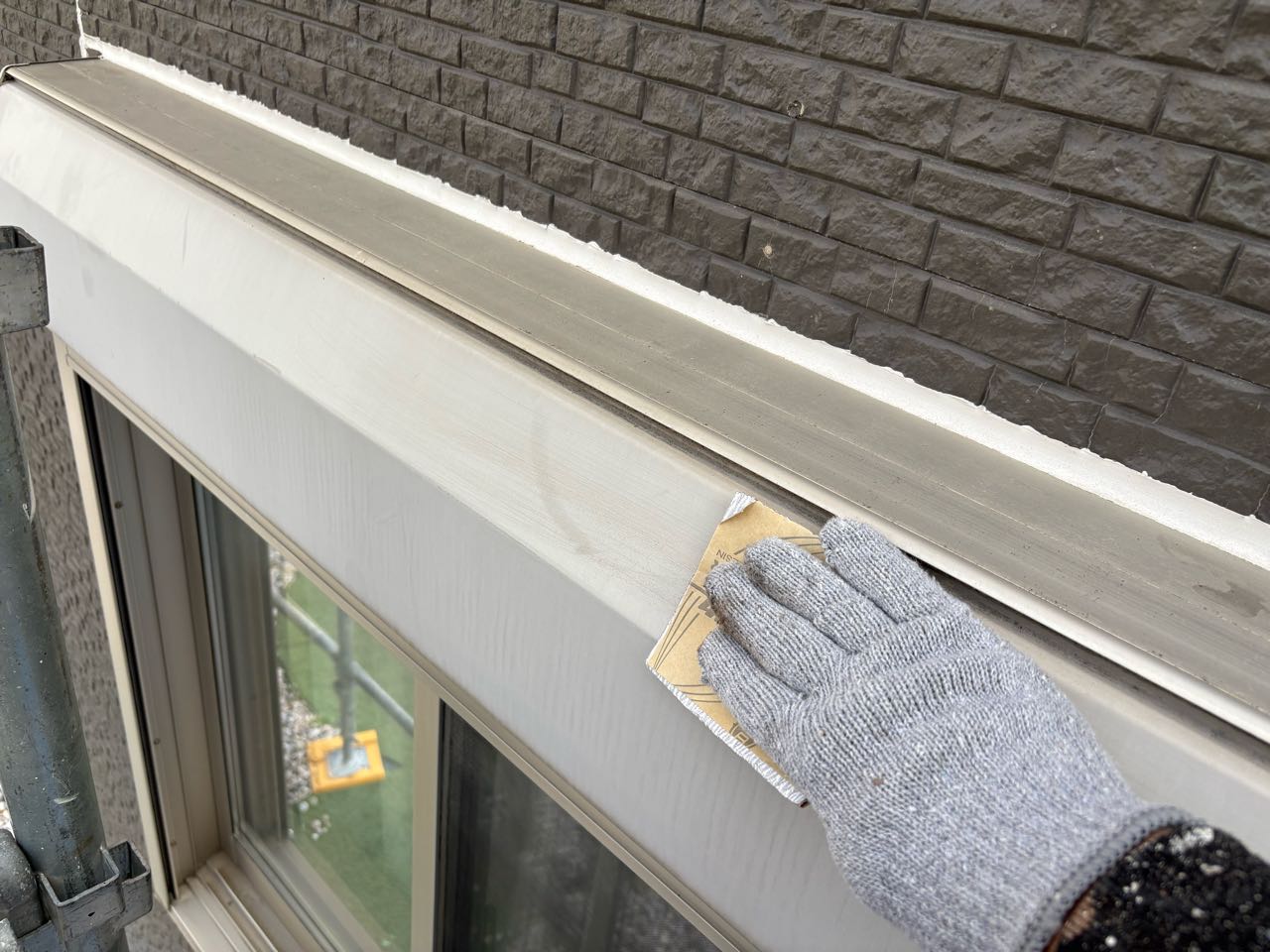 ケレン作業です。