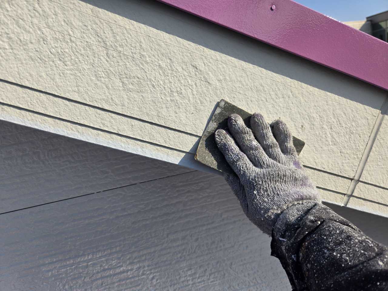 ケレン作業です。