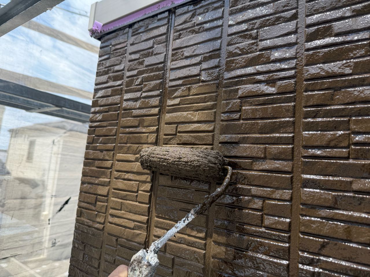 仕上げ塗装2回目です。