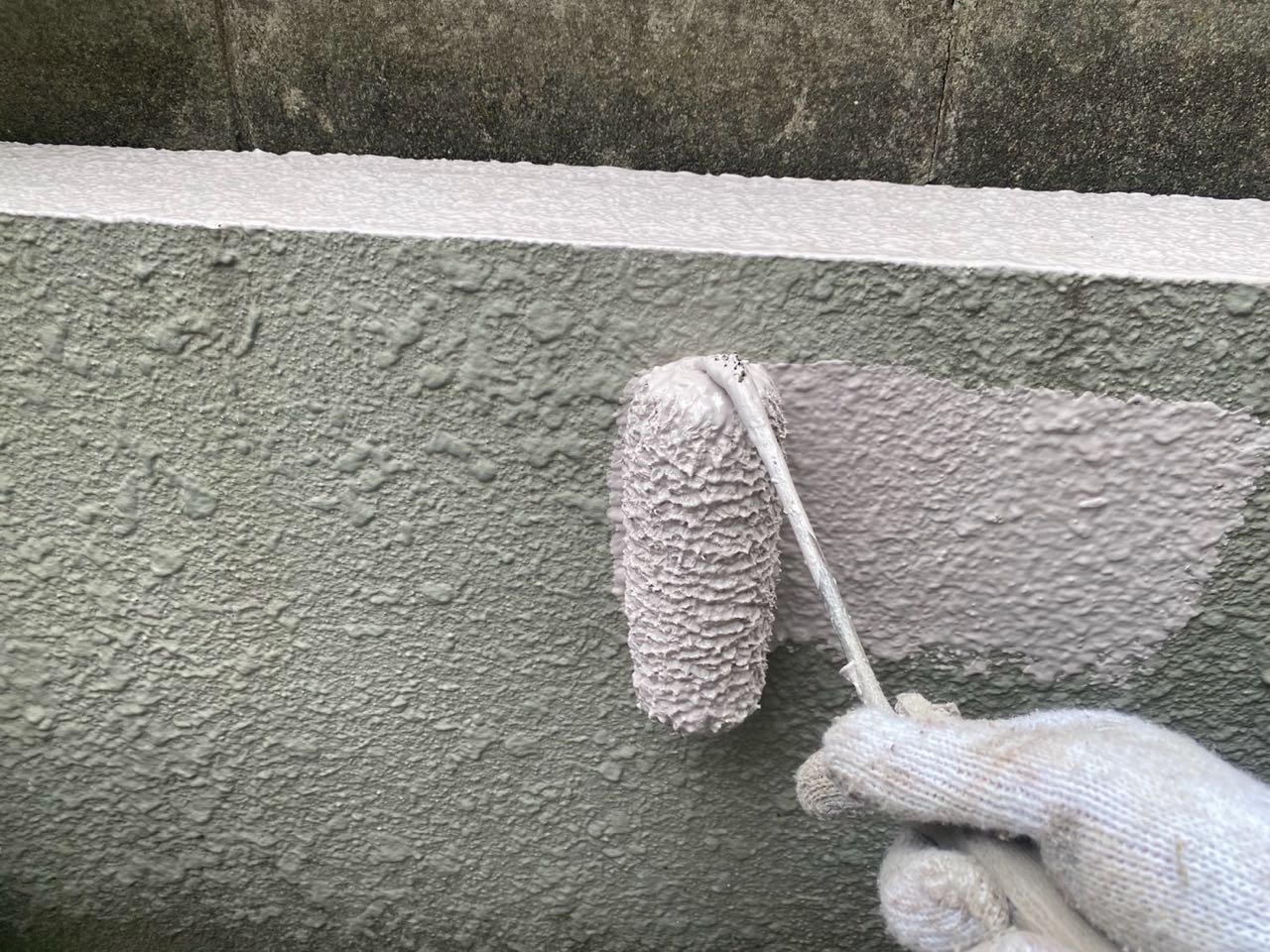 下塗りです。